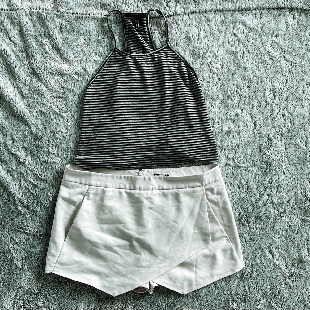 Express Skort White